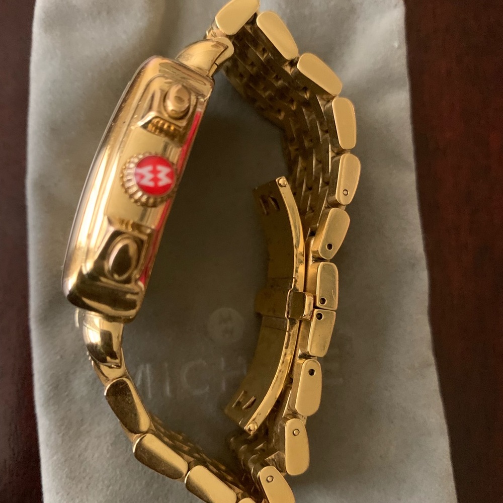 Michele Deco Gold Watch - Picture 3 of 7